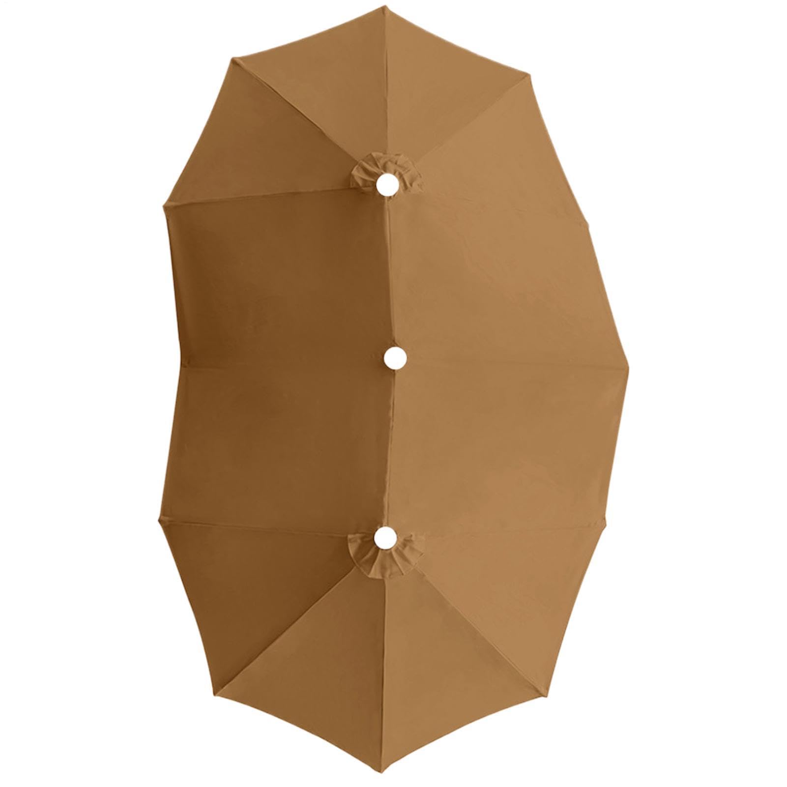 Copertura Sostitutiva per Ombrellone 12 Coste 2,70 m Parasole Ombra | Copertura Parasole per Esterno per Giardino, Piscina, Terrazza, Pergola, Serra