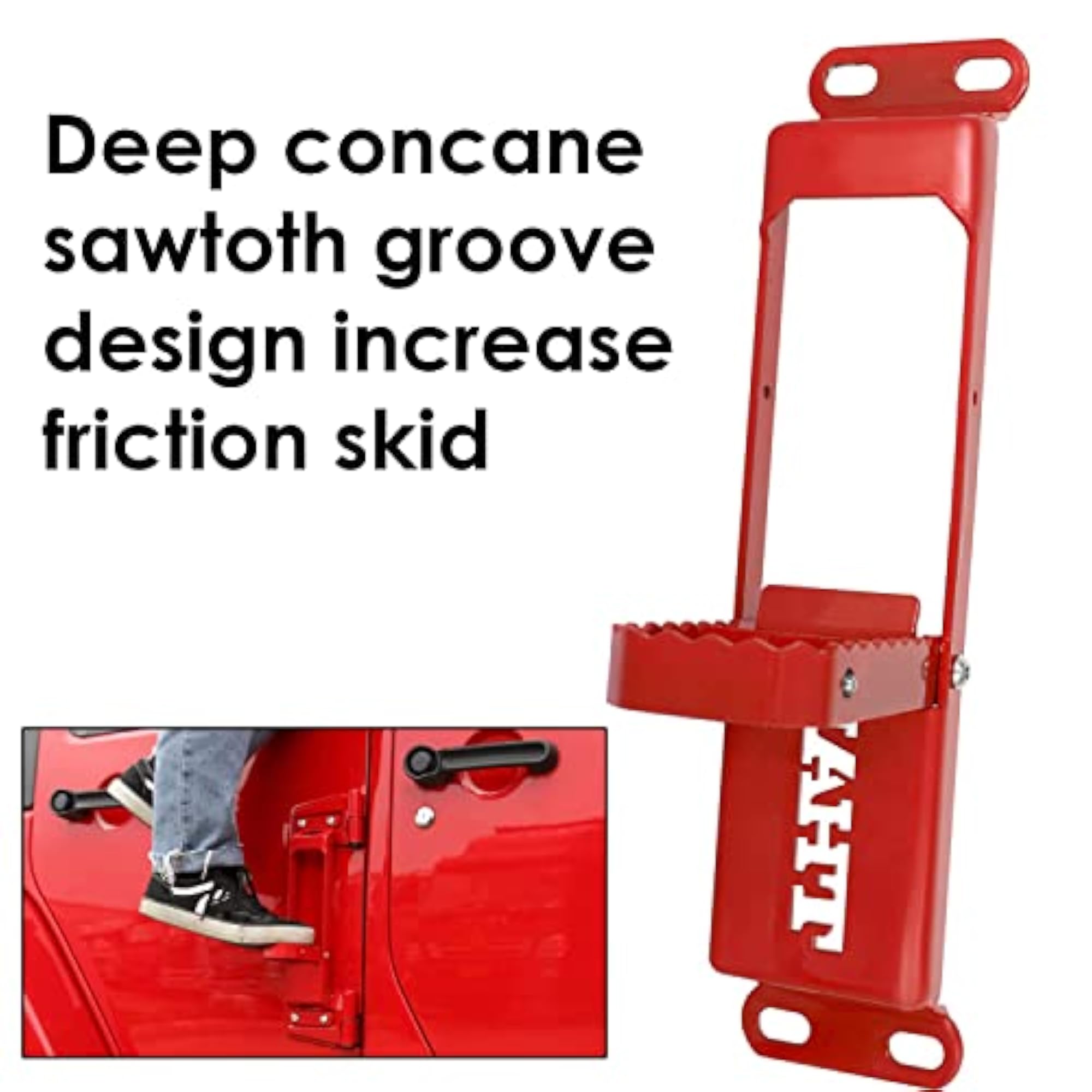Metal Door Hinge Step with Folding Foot Pedal