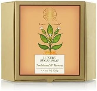 Luxury Sugar Soap Sandalwood & Turmeric - 125g