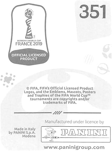 Miniatura 2 de 2019 Panini FIFA Women's World Cup France Album Stickers (Individual Sticker Only) Soccer #351 Aurelle Awona Cameroon 2 Inch by 2 12 Inch