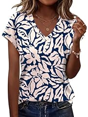 Navy Blue Apricot Floral