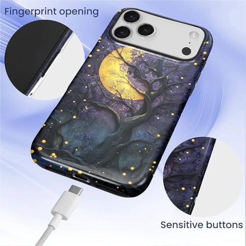 Coque antichoc iPhone 17 Pro Max violette double protection hybride - 4