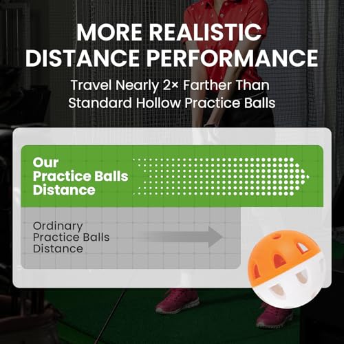 Bramasole Weighted Practice Golf Balls 50-Pack