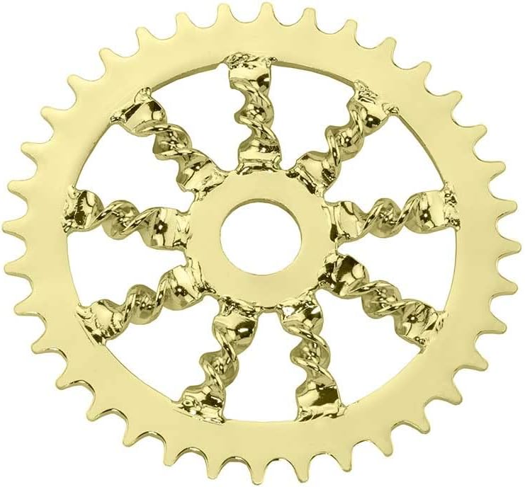 Bicycle Steel 36 Teeth Plated Flat Twisted Sprocket/Chain Ring, Multiple Colors