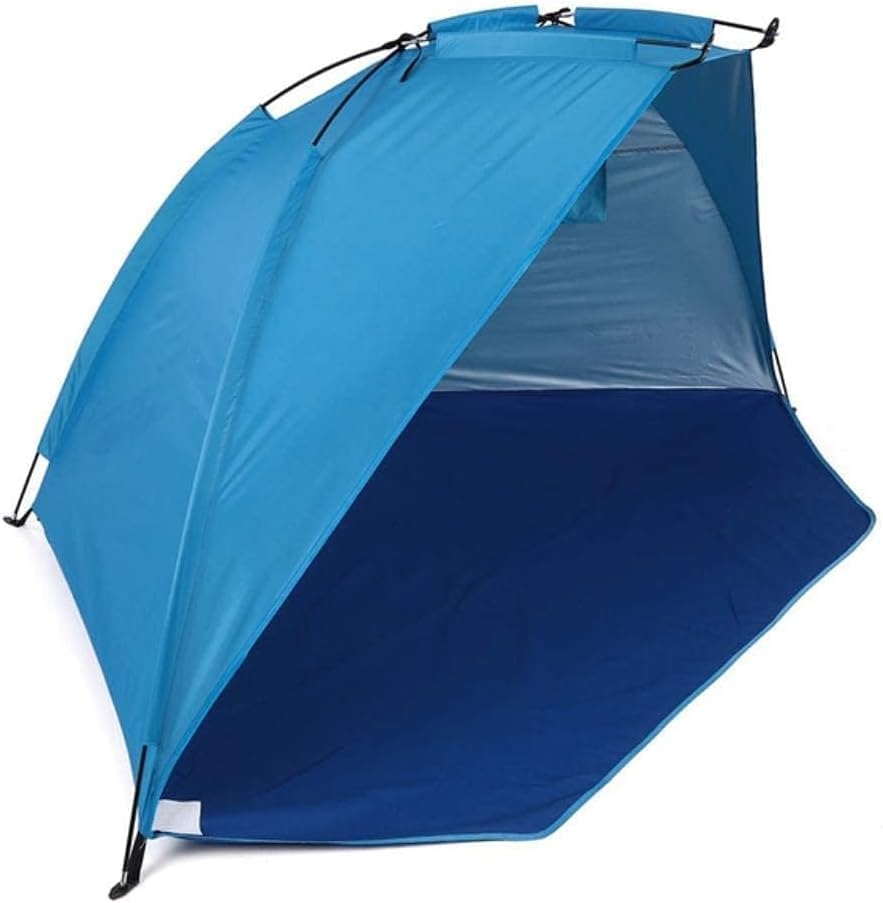 Ditran Beach Tent Camping Sun Shelter for 3 Person with UPF 50+ UV Protection 7.2 Foot Sun and Rain Canopy Umbrella Lightweight & Easy Setup Beach Shade Canopy with Vent Windows