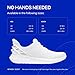 Kizik Athens White M5.5 / W7 Slip-On Sneakers, Casual Shoes for Women and Men, Comfortable and Stylish Womens and Mens Shoes for Work, Walking, The Office, and More, Womens and Mens Slip on Sneakers