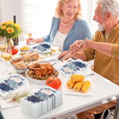 Serviettes en papier jetables d'automne pour simplifier vos réceptions
