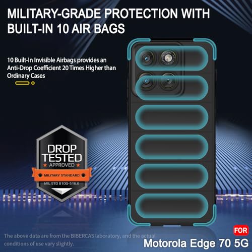 Image of TheGiftKart Liquid Silicon Back Cover Case for Motorola Moto Edge 70 5G | Shockproof Military Grade Protection | Micro-Fibre Cloth On Inner Side | Built-in Anti-Slip Grip Back Case Cover (TPU, Black)