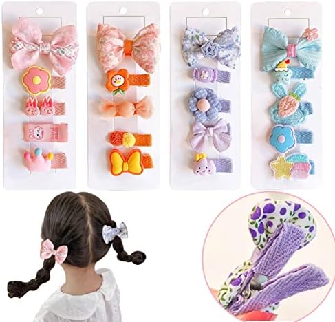 Girls Hair Clips for kids, Baby Cute Hair Clips Hair Accessories Bows and Flowers Hair Clips, Lovely Kid's Hair Accessories Hair Clips Sweet Newborn Infants Kids Toddler Girls Hair Accessories