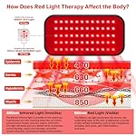 Red Light Therapy Belt, 3 in 1 LED Bead Infrared Light Therapy for Body, Wearable Wrap with Timer for Back Shoulder Waist 660nm Red Light-Therapy & 850nm Infrared Light Device Home Use (Corded) - Image 2