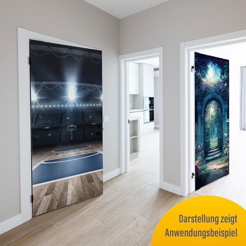 Finest Folia Türfolie 90x200 cm Türtapete Türposter Folie für Tür Wohnzimmer Kinderzimmer Küche Türaufkleber Bad Aufkleber selbstklebend TF03 (09 Graffiti)