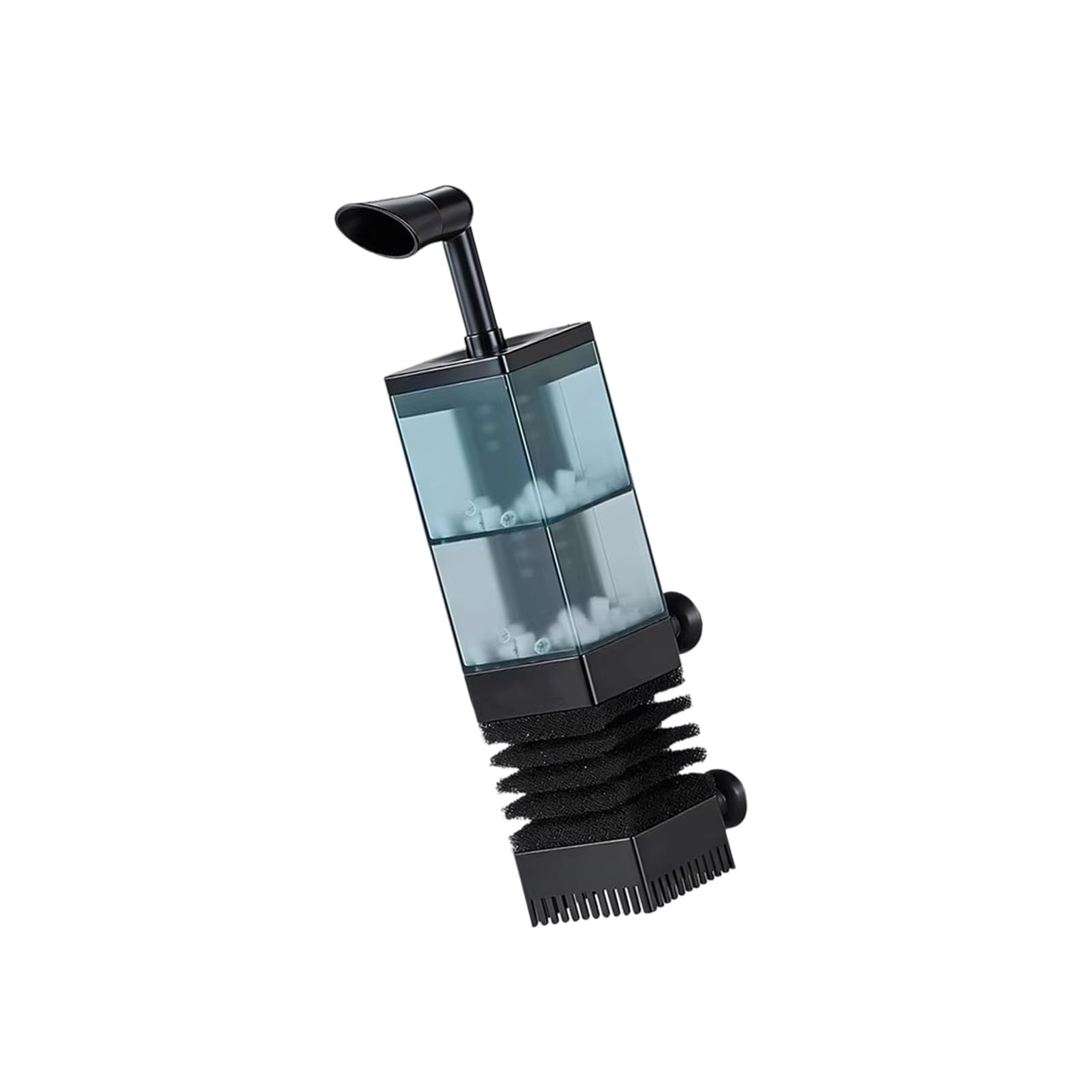 Hredyqw Small Aquarium Filter With Reverse Air Lifting Technology For Clear Water And Quiet Operations 3IN1 Fishtank