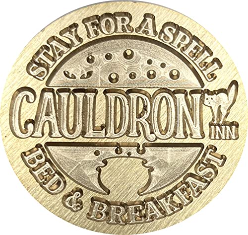 Cauldron Inn 1.2 Diameter Wax Seal Stamp by Seasons Creations; Fun for Halloween!