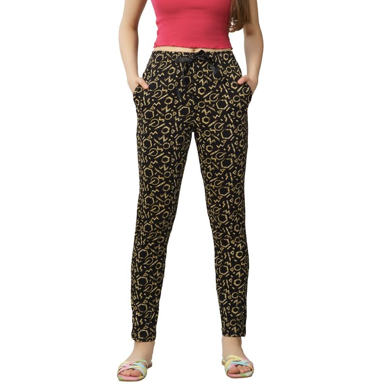 trylo Riza Hosiery Fabric Relaxed Fit Printed Full Length Pyjama/PJ-9173-picture-49