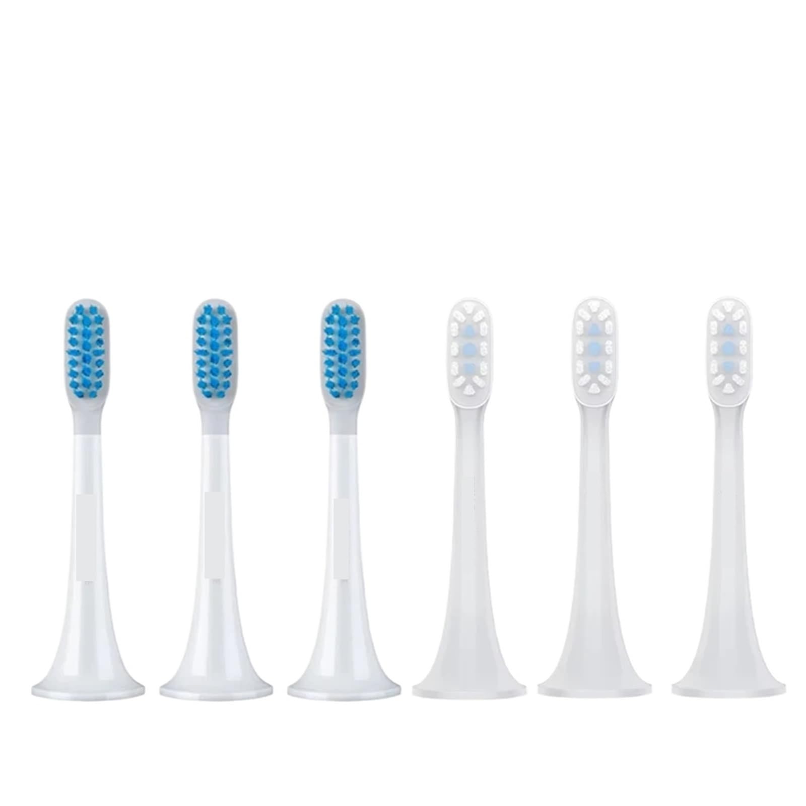 Compatible con cabezales de cepillo Xiaomi T300/T500 | Paquete de 3 o 6 recambios for modelos de cepillos de dientes sónicos.(6PCS Sensitive Heads)