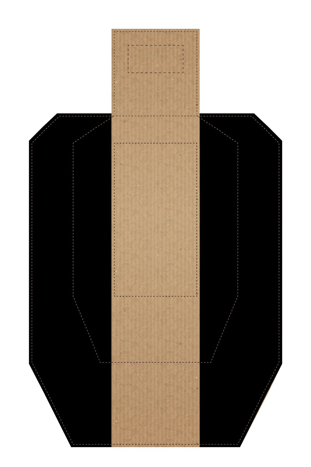 Official USPSA/IPSC Cardboard Torso Targets - Made in USA