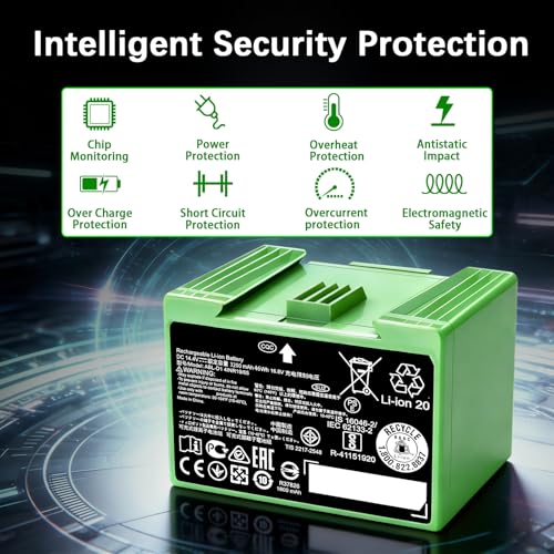 Image of 46.08Wh ABL-D1 Replacement Battery for Roomba j7 j7+ i7 i7+ i8 i8+ i3 i3+ e5 e6 i4 i4+ i5 i5+ i6 i6+ j5 j5+ Series Extended Runtime Battery Compatible with ABL-D2 ABL-D2A