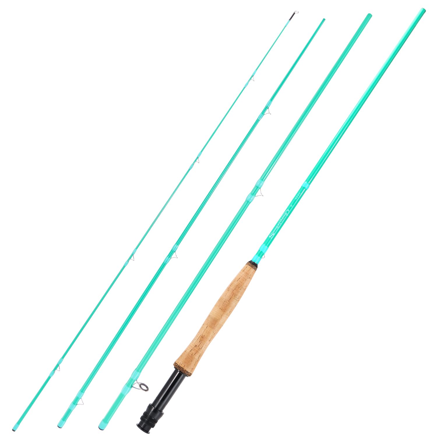 Sougayilang Fly Fishing Rod - High-Performance IM8 Carbon Blank, 9ft for 5/6wt and 7/8wt, Travel-Friendly Design
