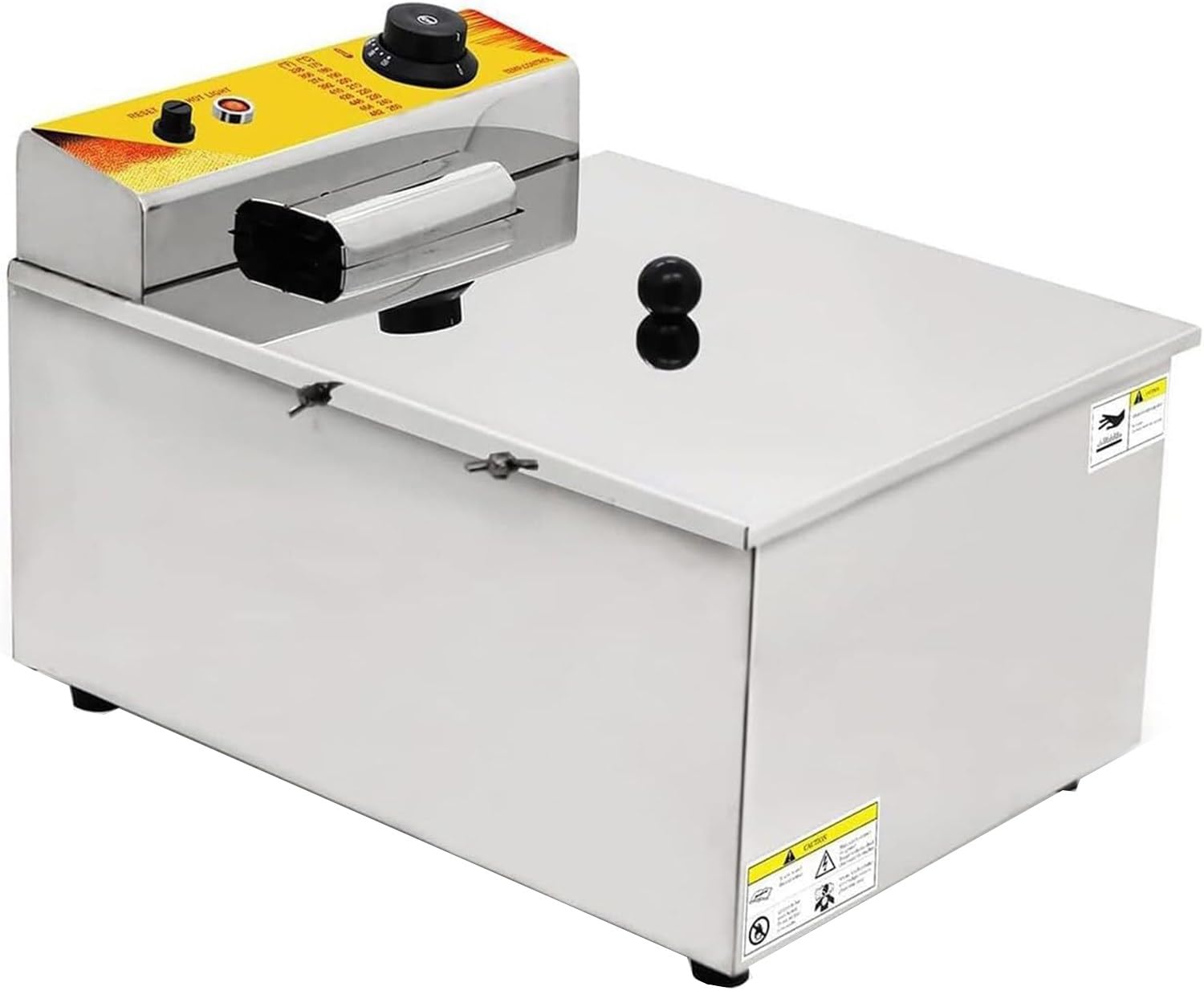 Macchina per friggere Bastoncini per Hot Dog al Formaggio, friggitrice elettrica Commerciale da 12 Litri, friggitrice elettrica per Bastoncini per Hot Dog da 1900 W