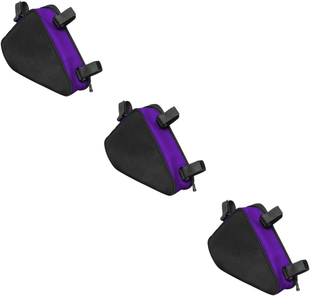 POPETPOP 3pcs Bike Frame Bag Multi-function Top Tube Storage Pouch for Cycling Portable Accessory for Road Mountain Commuting Fits Deep