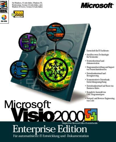 Microsoft Visio 2000 Enterprise CD W32 / Charts, Pläne u.v.m. : Amazon ...