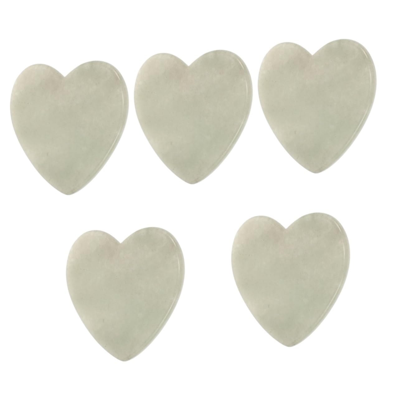 Didiseaon 5 Pièces Planche à Gratter En Jade Outils Pierre De Gua Sha De Soins De La Peau Outil Facial Gua Sha Pierres De Gua Sha Jade Pour Le Visage Soin De La Peau Masseur