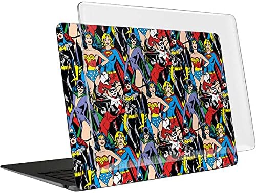Skinit Case + Skin Compatible with MacBook Air 13in (2020) - Officially Licensed Warner Bros DC Bombshells All Over Print Design