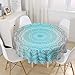 Himlaya Mandala Runde Tischdecke Abwaschbar, Home Tischdecken Wasserdicht Pflegeleicht Abwischbar Schmutzabweisend Tischtuch für Küche Tischdekoration Garten Outdoor (Lake Green,Durchmesser 200cm)