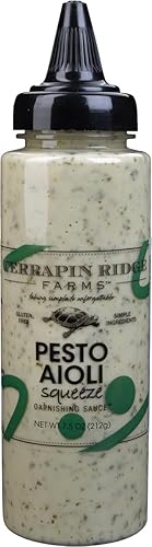 Terrapin Ridge Farms Pesto Aioli Garnishing Sauce – One 7.5