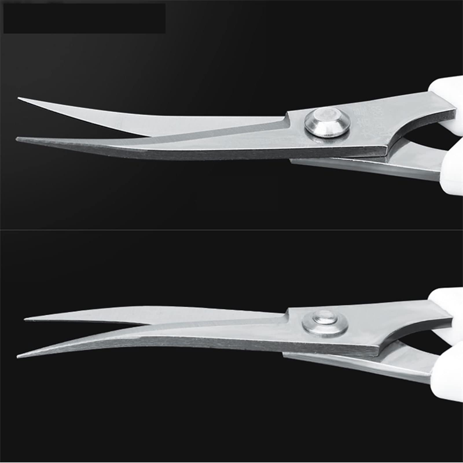 Tijeras Curvas para Bordado, Tijeras con Cabezal de Corte para Costura, Herramientas de Tijera de Sastre para Punto de Cruz de Tela