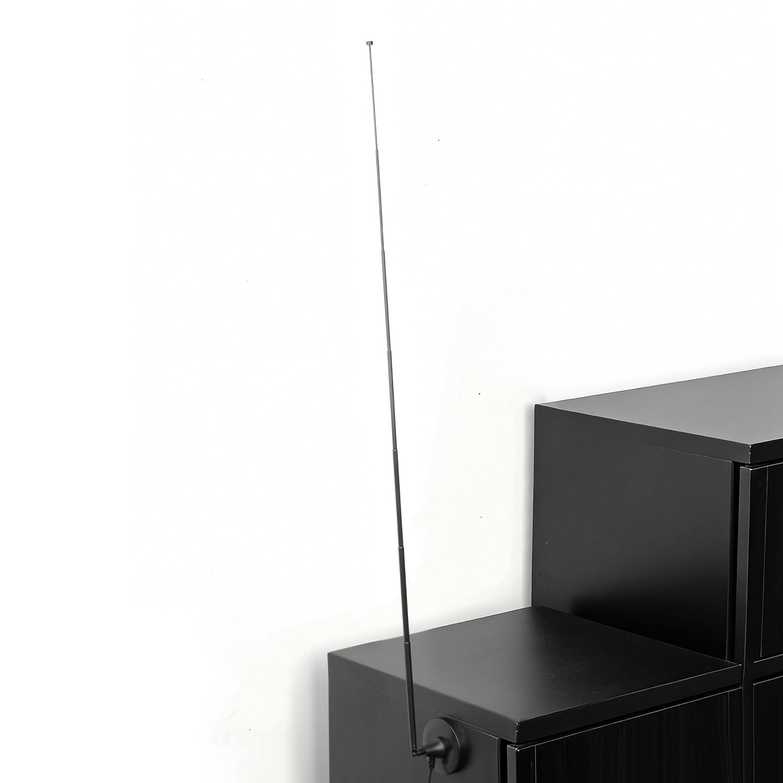 Bingfu Antenna Radio DAB+ FM, Antenna Telescopica Digitale con Base Magnetica, Cavo Coassiale 3 m, Set Adattatori, 75 Ohm per Ricevitore Stereo e Sistemi AV Casa