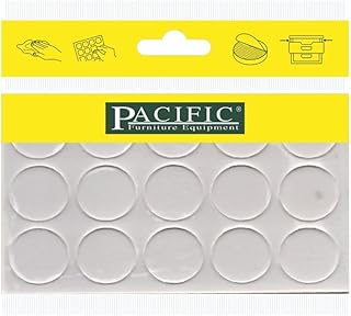 Glass Table Top Bumpers. Non Slip. Self Adhesive Pads Keeps Glass Table Top from Sliding!