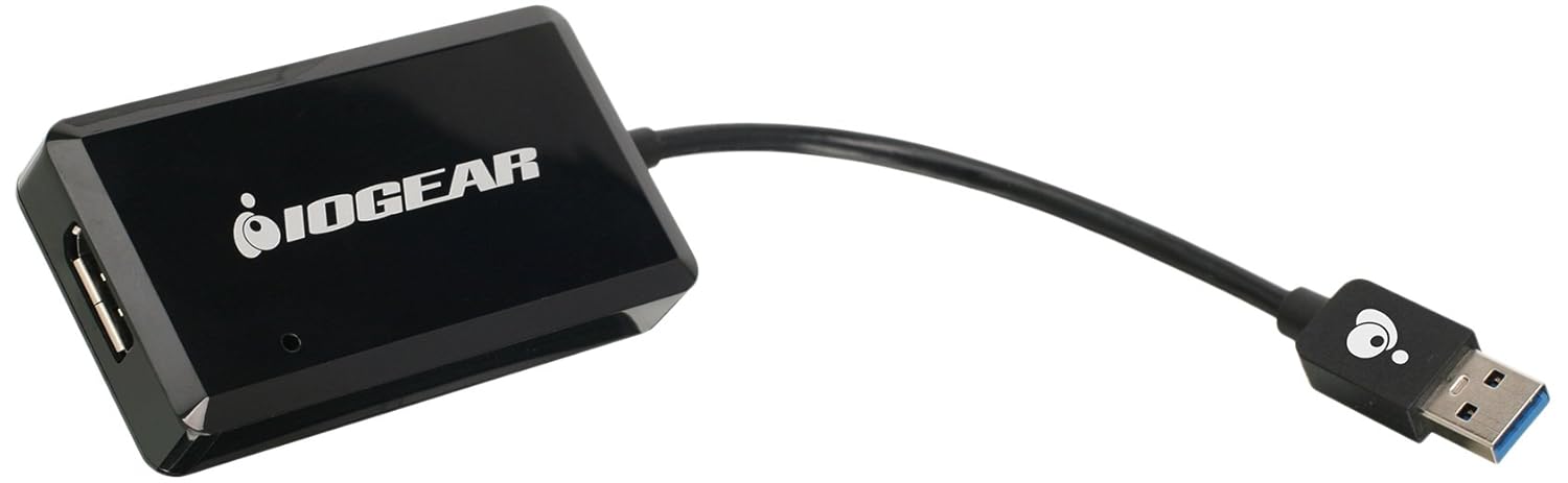IOGEAR USB 3.0 to DisplayPort 4K External Video Card, GUC34DP