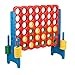 ECR4Kids Jumbo 4-to-Score Giant Game Set, Backyard Games for Kids, Jumbo Connect-All-4 Game Set, Indoor or Outdoor Game, Adult and Family Fun Game, Easy to Transport, 4 Feet Tall, Primary Colors