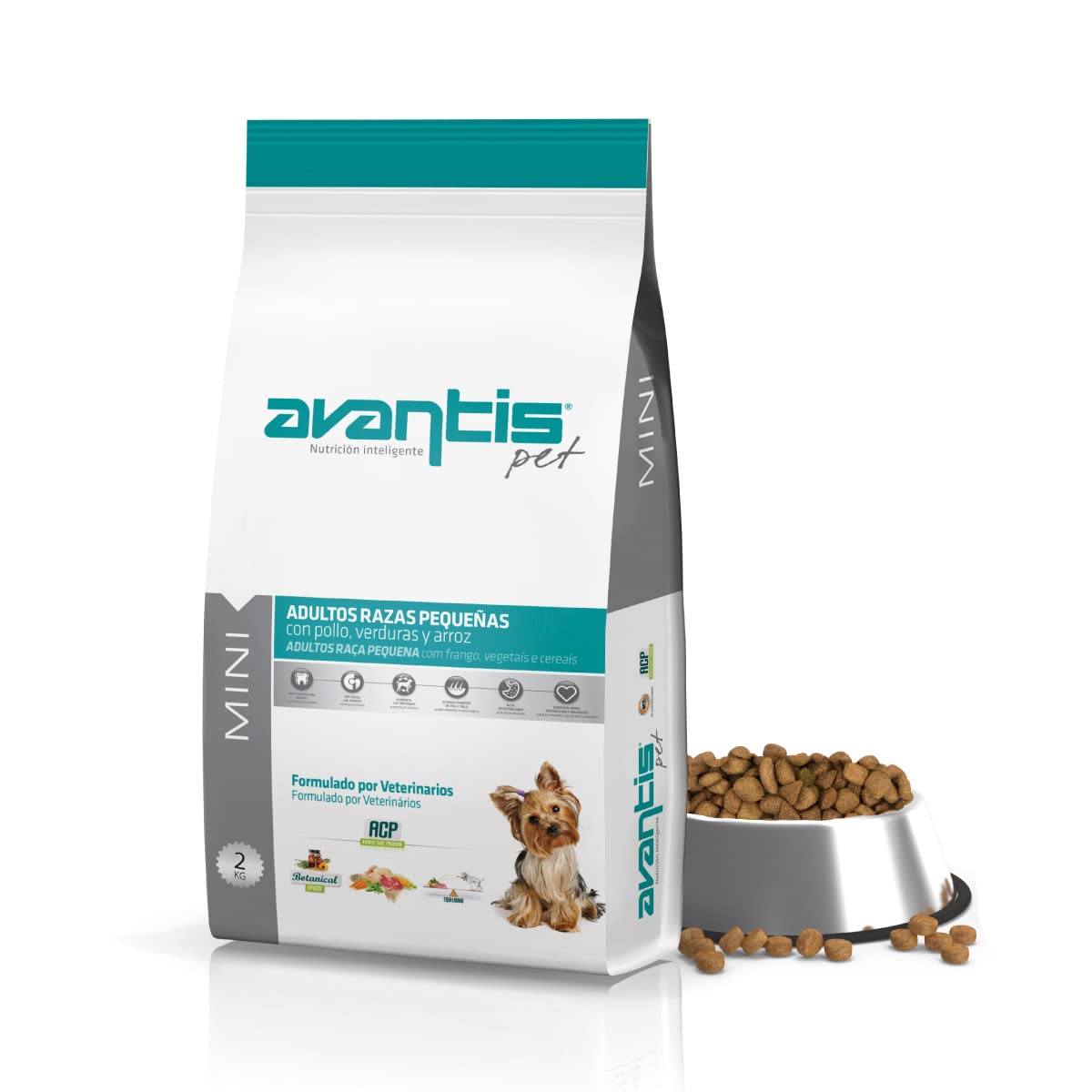 Avantis Mini 2 kg – Pienso para Perros de Razas Pequeñas con Nutrición Inteligente y Botánicos Naturales