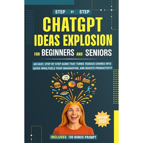 ChatGPT Ideas Explosion for Beginners and Seniors Audiolibro Por Sabino Di Vietri arte de portada