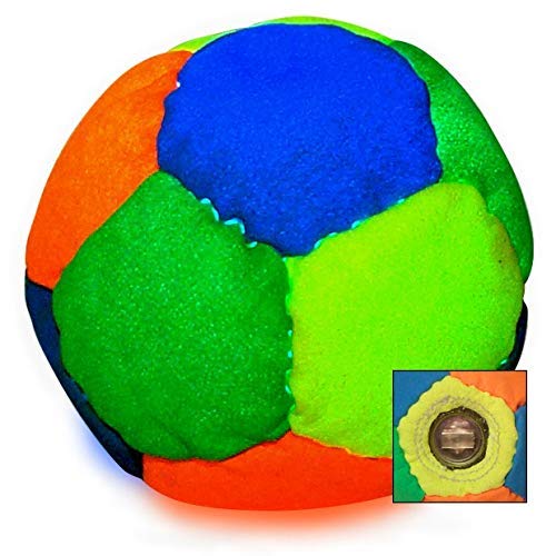 World FootbagGlow-In-The-Dark LED GloStar Hacky Sack Footbag