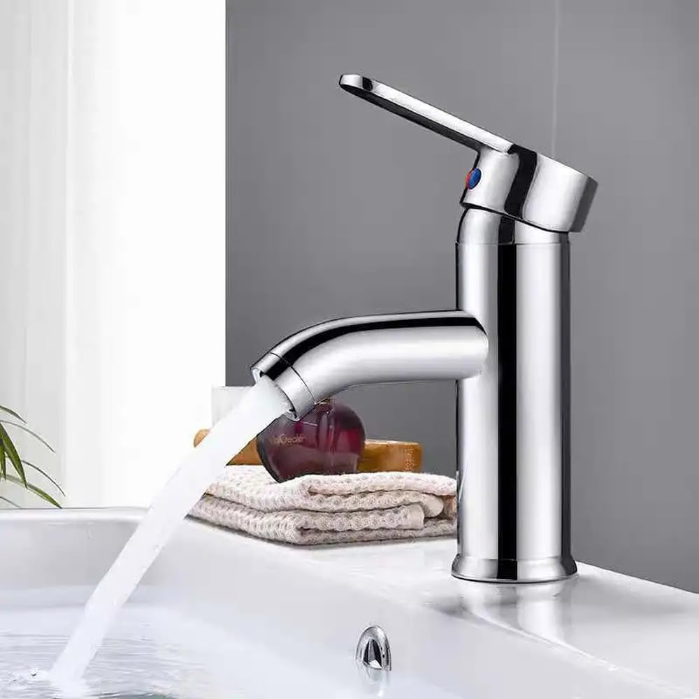 Robinet de salle de bain eau chaude et froide avec connexion standard G9/16