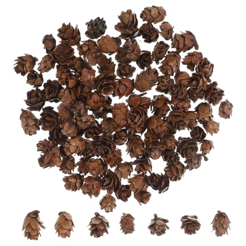 VALICLUD 100 Stück Mini Pinienzapfen Dekoration für Weihnachten...