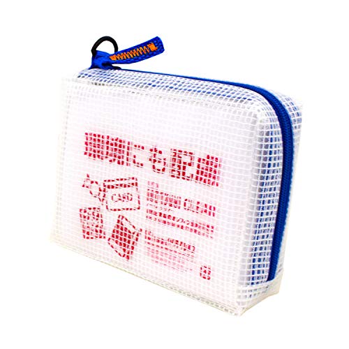 サクラクレパス ノータム メッシュケース マチ付き クリア カードサイズ ブルー 10個 UNCM-C#36(10)