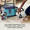 Shark EveryMessTM | Ultra-Powerful 3-in-1 Wet Vac, Dry Vac, Stain Eliminator | StainForce Technology, Perfect for Homes, Pets, and Cars | 3 Accessories and Cleaning Solution | Blue | VX102BRN