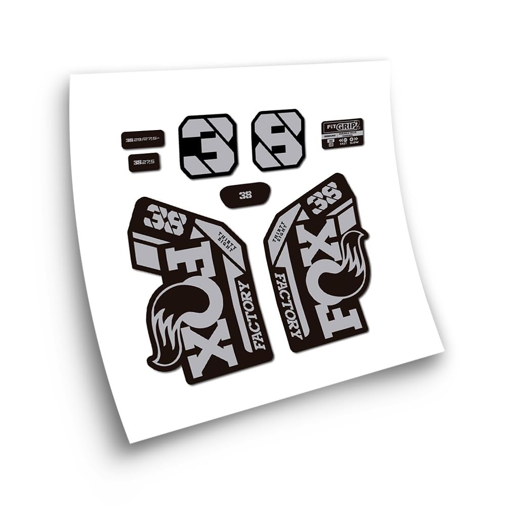 Star Sam Grey Fox 38 Heritage Collection 2021 Fork Stickers