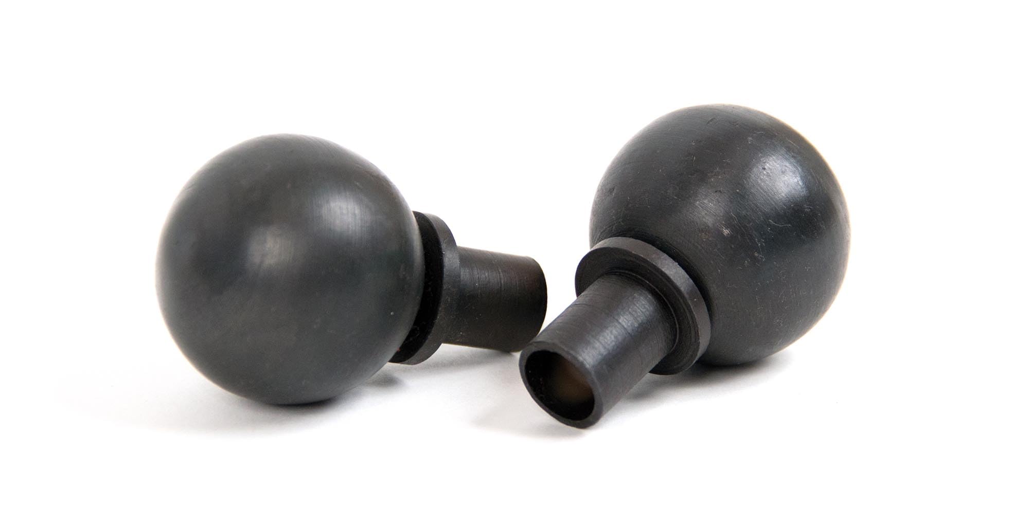 From The Anvil - 83612 - Beeswax Ball Curtain Finial (Pair) - 45mm