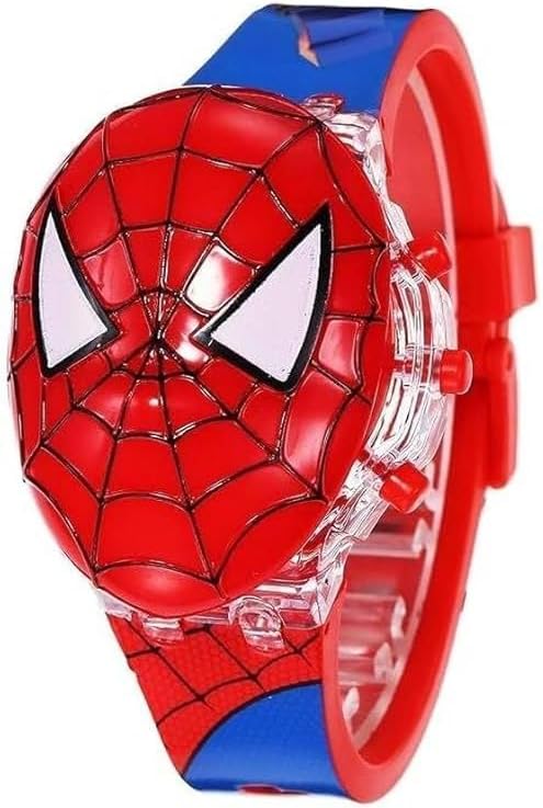 Music with Disco Light 3D Cartoon Dial Digital Watch for Kids (2-10 Years Old) Toy Watch for Children Kids Boy and Girls