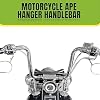 Green-L 1 1/4 Ape Hanger 14 Rise Handlebars Fit for Harley Sportster XL883 XL1200 Softail FLST FXST Custom Motorcycle 1.25 Handle Bar