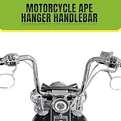 Green-L 1 1/4 Ape Hanger 14 Rise Handlebars Fit for Harley Sportster XL883 XL1200 Softail FLST FXST Custom Motorcycle 1.25 Handle Bar