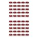 Mega Candles 50 pcs Unscented Red Tea Lights Candle, Pressed Wax Candles 3.5 Hour Burn Time, for Home Décor, Wedding Receptions, Baby Showers, Birthdays, Celebrations, Party Favors & More