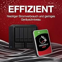 Seagate IronWolf Pro, NAS interne Festplatte 10TB, HDD, 3.5 Zoll, 7200 U/Min, CMR, 256 MB Cache, SATA 6GB/s, silber, inkl. 3 Jahre Rescue Service, Modellnr.: ST10000NE0004 – Ansicht 9