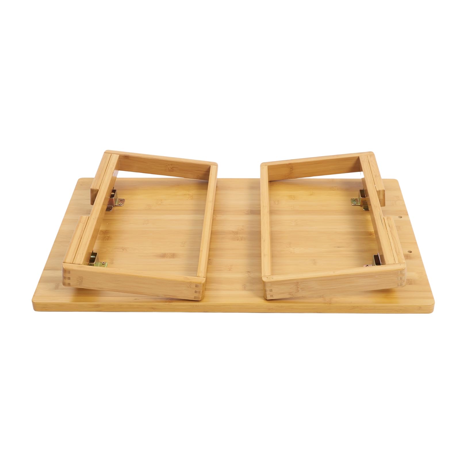 Tavolino da salotto, pieghevole, in bambù, salvaspazio, portata 75 kg, per soggiorno, ufficio, letto, 80 x 50 x 31 cm, piccolo tavolino da campeggio