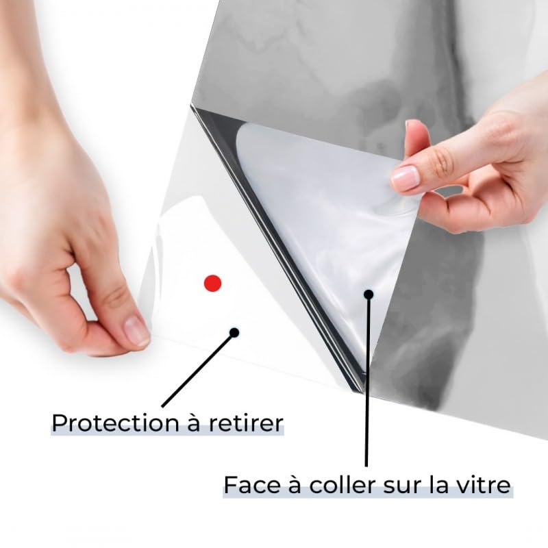 DIMEXACT - Film Anti Chaleur pour velux - alu foncé - 152 cm x 1 m - en Rouleau